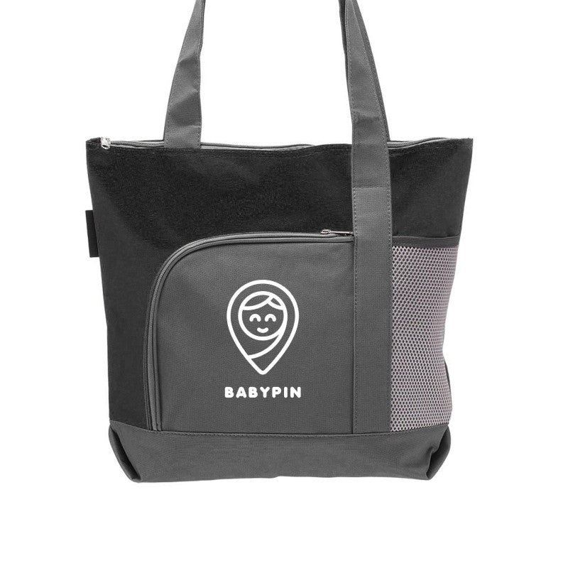 T-PIO-1 | Pioneer Two-Tone Tote Bag (1 Color Imprint)