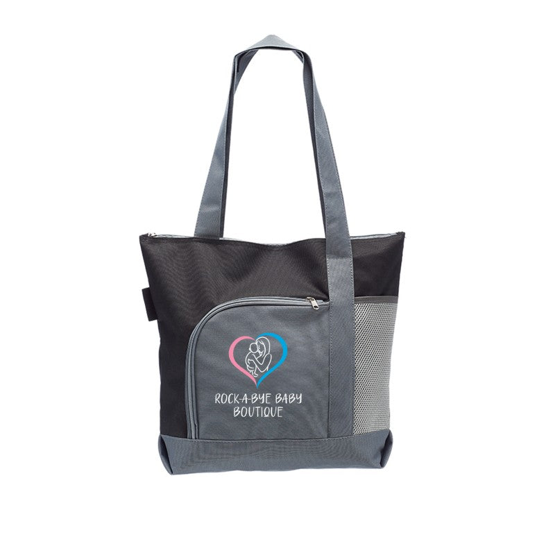 T-PIO-F | Pioneer Two-Tone Tote Bag (Full Color Imprint)