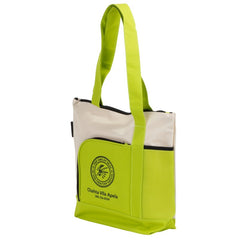 T-PIO-F | Pioneer Two-Tone Tote Bag (Full Color Imprint)