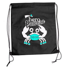 T-WAND-2 | Wanderlust Non-Woven Drawstring Backpack (2 Color Imprint)
