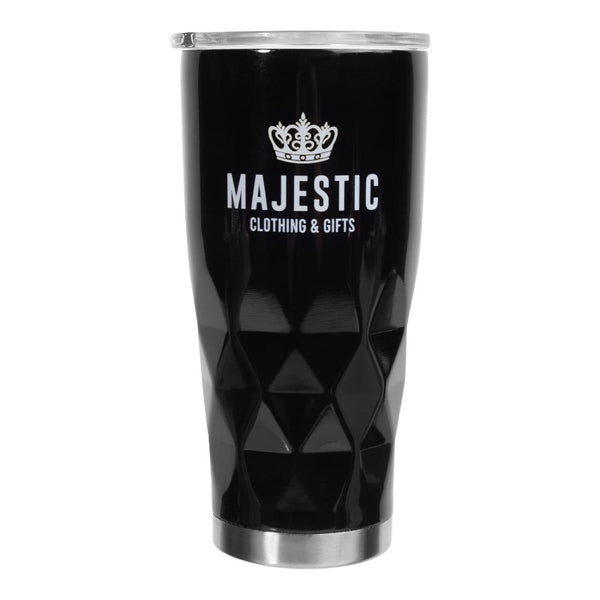 TM20-1 | 20 oz. Diamond Stainless Steel Travel Mug (1 Color Imprint)