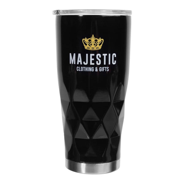 TM20-2 | 20 oz. Diamond Stainless Steel Travel Mug (2 Color Imprint)
