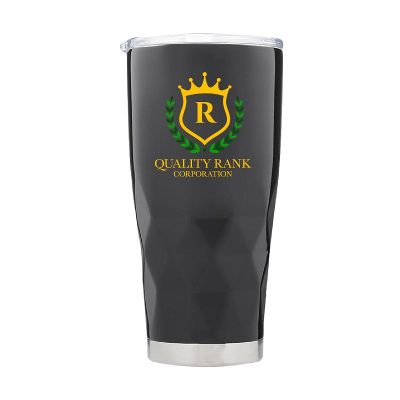 TM20-F | 20 oz. Diamond Stainless Steel Travel Mug (Full Color Imprint)